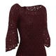 Hollow Out Plain Lace Bell Sleeve Bodycon Dress #Bodycon Dress #Red #Lace Dress SA-BLL2037-4 Fashion Dresses and Bodycon Dresses by Sexy Affordable Clothing