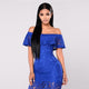 Off the Shoulder Lace Maxi Dress #Maxi Dress #Blue #Lace Maxi Dress SA-BLL51425-2 Fashion Dresses and Evening Dress by Sexy Affordable Clothing