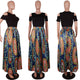 African Print Short Sleeve Blouse and Long Skirt #Short Sleeve #Two Piece #Print #Dashiki #African SA-BLL2432-5 Sexy Clubwear and Skirt Sets by Sexy Affordable Clothing