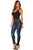 Dark Denim Ripped Knee Skinny JeansSA-BLL559 Women's Clothes and Jeans by Sexy Affordable Clothing