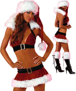 Christmas Skirt and Top Set  SA-BLL7042 Sexy Costumes and Christmas Costumes by Sexy Affordable Clothing