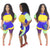 Block Color Turn-down Neck Crop Top and Shorts #Print #Crop Top #Turn-Down Neck SA-BLL282632-2 Sexy Clubwear and Pant Sets by Sexy Affordable Clothing