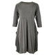 The Pocket Tunic Dress #Mini Dress #Grey SA-BLL2153-2 Fashion Dresses and Mini Dresses by Sexy Affordable Clothing