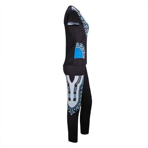 Leanne Dashiki Set - Black #Black #Pant Sets SA-BLL2057-3 Sexy Clubwear and Pant Sets by Sexy Affordable Clothing