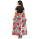 African Print Short Sleeve Blouse and Long Skirt #Short Sleeve #Two Piece #Print #Dashiki #African SA-BLL2432-1 Sexy Clubwear and Skirt Sets by Sexy Affordable Clothing