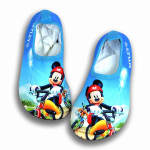 Mickey Printed Lovely Kids Beach Shoes #Blue #Beach Shoes SA-BLTY0807-2 Sexy Swimwear and Swim Shoes by Sexy Affordable Clothing
