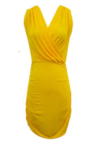 Sleeveless Yellow Minidress  SA-BLL2534-1 Sexy Clubwear and Club Dresses by Sexy Affordable Clothing