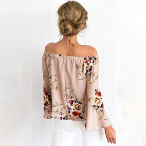 Camille Floral Off Shoulder Top #Top #Camille SA-BLL579-1 Women's Clothes and Blouses & Tops by Sexy Affordable Clothing