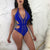 Halter One-piece Teddies #Blue #Teddy #Halter #One-Piece SA-BLL8038-2 Sexy Lingerie and Teddys by Sexy Affordable Clothing