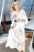 White Lace Beach Cover-up Dress