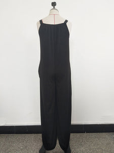 Wide Straps Lazy Jumpsuits #Sleeveless #Straps SA-BLL55593-1 Women's Clothes and Jumpsuits & Rompers by Sexy Affordable Clothing