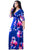 V Neck Patchwork High Waist Print Maxi Dress  SA-BLL51379-1 Fashion Dresses and Maxi Dresses by Sexy Affordable Clothing