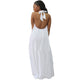Fashion Halter Neck Backless Floor Length Dress #White #Halter #O Neck #Chiffon SA-BLL51261-3 Sexy Lingerie and Gowns & Long Dresses by Sexy Affordable Clothing
