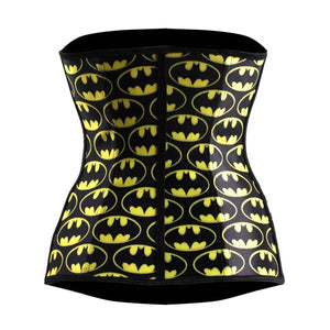 Batman Printed Latex Waist Trainer  SA-BLL42643 Sexy Lingerie and Corsets and Garters by Sexy Affordable Clothing