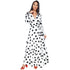 Spot Printed Fashion Swing Dress #Swing Dress #Printed