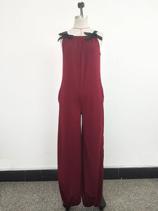 Wide Straps Lazy Jumpsuits #Sleeveless #Straps SA-BLL55593-2 Women's Clothes and Jumpsuits & Rompers by Sexy Affordable Clothing