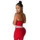 Red Strapless Jumpsuit #Jumpsuit #Red #Strapless SA-BLL55275 Women's Clothes and Jumpsuits & Rompers by Sexy Affordable Clothing