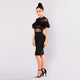 Kaye Lace Ruffle Dress #Bodycon Dress #Black SA-BLL2018-2 Fashion Dresses and Bodycon Dresses by Sexy Affordable Clothing