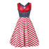 1950s Vintage Retro Dress #Red