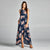 High Low Floral Maxi Dress #Blue SA-BLL51417-2 Fashion Dresses and Maxi Dresses by Sexy Affordable Clothing