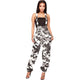 Sammie Suspender Joggers Grey/White #Camo Print #Jogger SA-BLL55489-1 Women's Clothes and Jumpsuits & Rompers by Sexy Affordable Clothing
