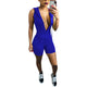 Hooded Deep-V Romper #Jumpsuit #Blue #V Neck #Sleeveless #Hooded SA-BLL55441-4 Women's Clothes and Jumpsuits & Rompers by Sexy Affordable Clothing