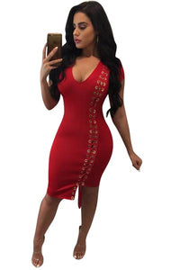 Ticket To Love Dress - Red  SA-BLL28192 Fashion Dresses and Bodycon Dresses by Sexy Affordable Clothing