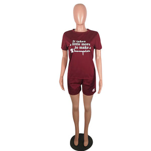 Casual Fashion Letter Print Two-Piece Outfits #Two Piece #Print #Letter SA-BLL28209-5 Sexy Clubwear and Pant Sets by Sexy Affordable Clothing