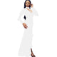 Occassional Long Ruffle Gown With Irregular Hem #Maxi Dress #White #Ruffle SA-BLL51155-1 Fashion Dresses and Maxi Dresses by Sexy Affordable Clothing