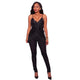 Selah Black Sequin Embellished Tassel Jumpsuit #Jumpsuit #Black SA-BLL55380-4 Women's Clothes and Jumpsuits & Rompers by Sexy Affordable Clothing