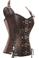 Buckle-up Steampunk Gothic Corset  SA-BLL60805-1 Sexy Lingerie and Leather and PVC Lingerie by Sexy Affordable Clothing