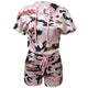 Mya Print Hoody Short Set (Pink Camo) #Two Piece #Camo #Hoody SA-BLL282498 Sexy Clubwear and Pant Sets by Sexy Affordable Clothing