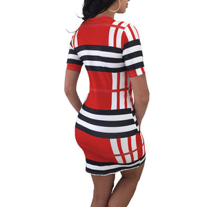 Aisha Plaid Tee Dress #Print #Plaid SA-BLL282495-1 Fashion Dresses and Mini Dresses by Sexy Affordable Clothing