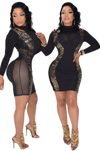 Long Sleeves Fashion Bodycon Dresses  SA-BLL28155 Fashion Dresses and Bodycon Dresses by Sexy Affordable Clothing