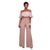 Clarisse Embroidery Ruffle Top Strapless Jumpsuit #Jumpsuits SA-BLL55346-3 Women's Clothes and Jumpsuits & Rompers by Sexy Affordable Clothing