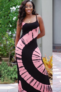 The New Print Long Sling Sleeveless Dress  SA-BLL51217-2 Fashion Dresses and Maxi Dresses by Sexy Affordable Clothing