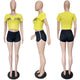 Fashion Sexy Sports Crop Top and Shorts #Two Piece #Crop Top #Sports SA-BLL282772 Sexy Clubwear and Pant Sets by Sexy Affordable Clothing