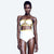 Bold White and Yellow Strappy Swimsuit #White # SA-BLL32602-2 Sexy Swimwear and Bikini Swimwear by Sexy Affordable Clothing