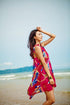 Bohemian chiffon beach dress