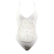 Cut Out Monokini Crochet Swimsuit #White # SA-BLL32605-1 Sexy Swimwear and Bikini Swimwear by Sexy Affordable Clothing