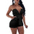 Sexy Strapless Sweetheart Plain Rompers With Belt #V-Neck #Strapless SA-BLL55511-1 Women's Clothes and Jumpsuits & Rompers by Sexy Affordable Clothing