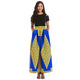 African Print Short Sleeve Blouse and Long Skirt #Short Sleeve #Two Piece #Print #Dashiki #African SA-BLL2432-2 Sexy Clubwear and Skirt Sets by Sexy Affordable Clothing