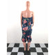 Sexy Strapless Mermaid Flower Printed Dress #Strapless #Printed #Mermaid SA-BLL36242 Fashion Dresses and Midi Dress by Sexy Affordable Clothing