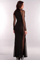 Black Sexy Side Cut Out Maxi Dress  SA-BLL5065 Fashion Dresses and Maxi Dresses by Sexy Affordable Clothing