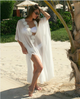 White Flowers Chiffon Maxi Dress #Maxi Dress #Beach Dress #White # SA-BLL5074-1 Sexy Swimwear and Cover-Ups & Beach Dresses by Sexy Affordable Clothing