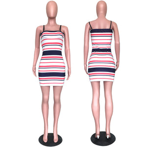 Printed Straps Stripped Dress #Printed #Stripped #Straps SA-BLL282584 Fashion Dresses and Mini Dresses by Sexy Affordable Clothing