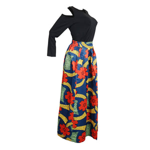 African Print Thicken Long Sleeve Blouse and Long Skirt #Long Sleeve #Two Piece #Print #Dashiki #African SA-BLL2435-4 Sexy Clubwear and Skirt Sets by Sexy Affordable Clothing