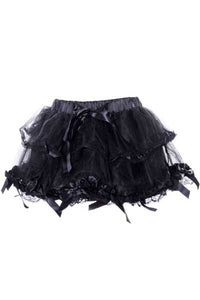 Black Petticoat  SA-BLTY031-2 Accessories and Petticoats and Tu Tus by Sexy Affordable Clothing