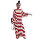 Lazy & Lovely Striped Print Linen Dress #Striped #Print SA-BLL51475-2 Fashion Dresses and Maxi Dresses by Sexy Affordable Clothing