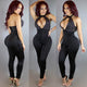 Black Backless Jumpsuits  SA-BLL55258-2 Women's Clothes and Jumpsuits & Rompers by Sexy Affordable Clothing